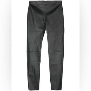 Joseph Black Leather Pants - Size 44